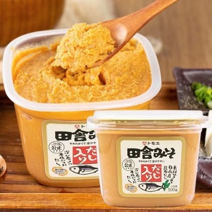现货日本进口 味增酱 味增汤速食浓汤宝味噌酱田舍鲣鱼白味噌500g