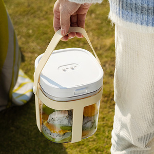 安雅米粉储存罐奶粉罐防潮密封罐便携外出奶粉盒分装盒婴儿米粉盒