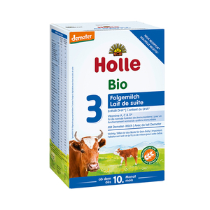 Holle 泓乐婴儿进口DHA有机奶粉3段600g 0个月宝宝原装三段牛奶粉