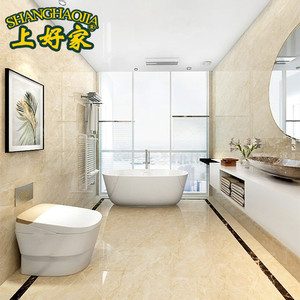 金线米黄客厅地砖800X800暖色通体大理石地板砖 卧室防滑新款瓷砖