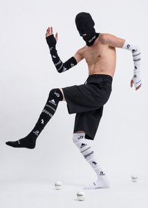 SS2L春夏街头潮流五层式分层设计棉质运动长筒袜子袖套男女ins潮