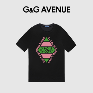 G＆G 丨一折专区丨2024夏季新款短袖美式高街体恤潮牌t恤黑色品牌
