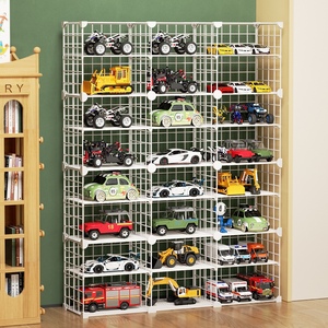 儿童玩具摆放架展示架落地式宝宝小汽车整理收纳柜放车模的置物架