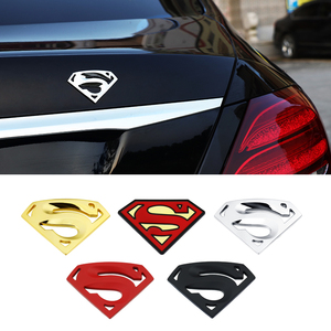 汽车个性装饰贴superman超人车贴车身贴3D金属油箱盖车标侧标尾标