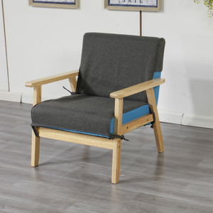 专用北欧布艺沙发套四季通用实木小沙发布套半包绑带易拆洗小户型