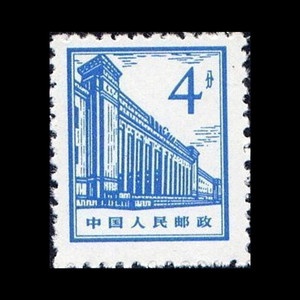 普13北京建筑12-5历史博物馆4分散票新中国现代普通邮票 邮局正品