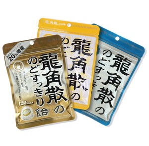 代购 日本进口龙角散润喉糖 原味柠檬 清凉薄荷糖袋装88g
