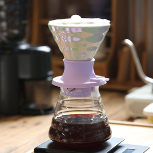 HARIO粕谷哲日本玻璃聪明杯v60滤杯滤纸手冲咖啡分享壶滴漏咖啡杯