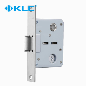 KLC锁体EKF西玛5745单舌通用型房门锁芯配件不锈钢斜舌室内门锁体