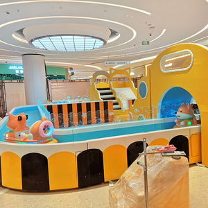 商场大中型室内儿童乐园淘气堡项目水道漂流设施网红游乐场设备