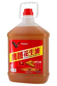 鹰唛花生油5L 压榨一级食用油 1瓶装广东省包邮