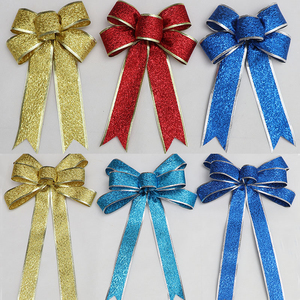 大号圣诞蝴蝶结丝带布带商场展厅卖场布置可定制礼盒包装挂件装饰
