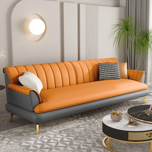 意式轻奢沙发大小户型客厅卧室休闲网红现代简约组合布艺三人沙发