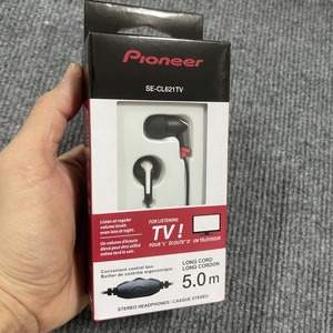 Pioneer/先锋SE- CL621TV入耳式有线耳机直播TV耳机线长5米小耳机