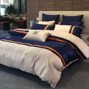 四件套北欧风全棉纯棉100简约现代欧式床单床笠被套1.8m床上用品4