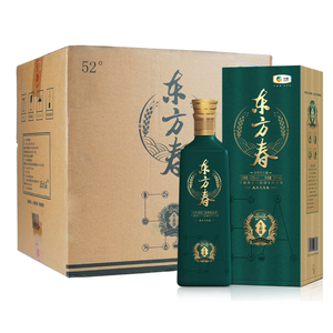 东方春 中粮白酒52度5A生态级盒装浓香型固态发酵国产白酒