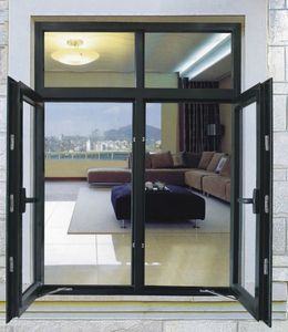 武汉首创门窗凤铝50型双层钢化中空玻璃 平开窗铝合金门窗封阳台