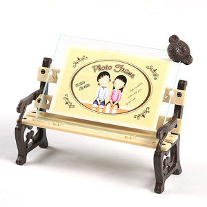 塑料椅子相框 摇椅长椅卡通儿童相架 创意礼品5寸6寸小7寸摆台