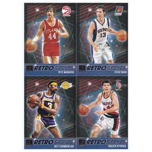 NBA球星卡 马拉维奇纳什张伯伦彼得诺维奇特卡panini18-19donruss