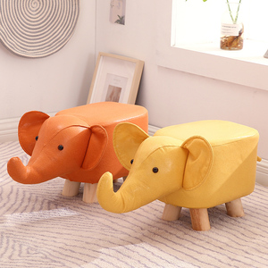 儿童小凳子卡通创意家用板凳大象沙发网红门口坐凳可爱动物换鞋凳