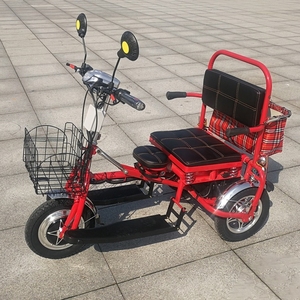 新款可折叠迷你小型三轮车老年电动车老人代步车残疾人锂电电瓶车