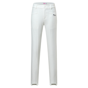 高尔夫服装夏季女式裤子薄款速干弹力九分裤GOLF女装修身显瘦白色