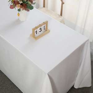 定制会议大桌布长方形棉麻加宽加厚圆角长条台布酒店宴会展厅专用