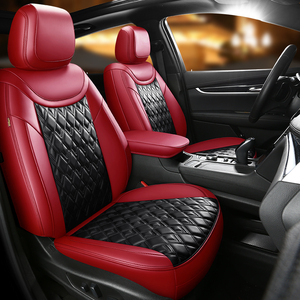 奔驰e300l坐垫汽车座椅套座套c260l红色gla真皮glc全包冬季座位套
