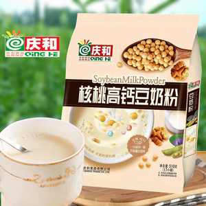庆和核桃高钙豆奶粉多口味选择免煮即食中老年学生早餐代餐粉510g