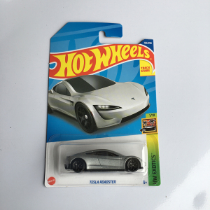 Hotwheels风火轮车模小跑车合金童玩具魔豆TESLA ROADSTER特斯拉