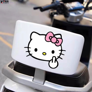 汽车贴纸HelloKitty车贴凯蒂猫KT猫车身装饰遮挡划痕油箱盖贴防水
