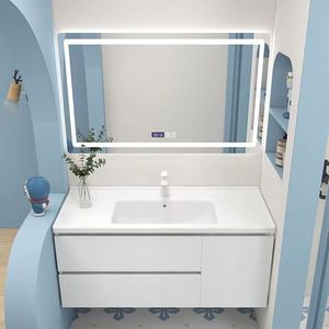 智能浴室柜陶瓷一体盆65CM75厘米85厘米95厘米105CM115CM洗漱台盆