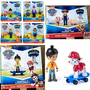 美国代购Paw Patrol汪汪救援队阿奇天天咕咕鸡儿童公仔手办玩具