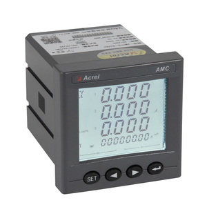 安科瑞AMC72L-E4/KC三相RS485通讯多功能表电表LCD电子式交流仪表