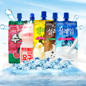 【特价促销】韩国进口乐天LOTTE 经典雪来淋雪糕吸吸冰冷饮冰淇淋