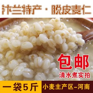 2022年新小麦脱皮去皮麦仁5斤装2500g包邮五谷杂粮粗粮粥汤易煮