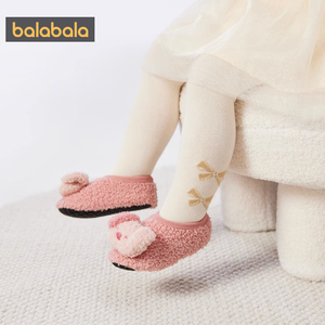 巴拉巴拉儿童袜子男童女童防滑地板袜冬季2023新款童袜婴儿鞋袜潮