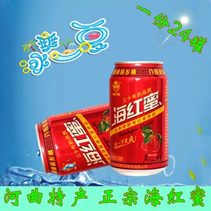 山西特产 河曲仙翁牌海红蜜 果汁型碳酸饮料 310ml*24罐 一件包邮