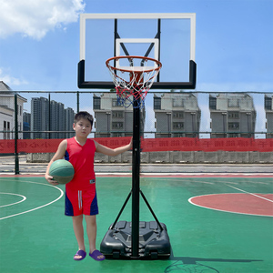 篮球架儿童室内投篮架可移动升降成人户外幼儿园青少年篮球框家用
