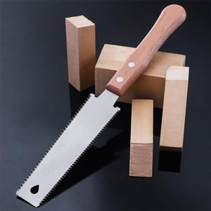日本木工锯家用手工锯细齿锯子木匠专用榫卯锯快速双面锯夹背锯子