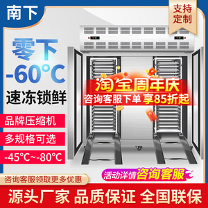 速冻机零下45度60度风冷低温商用急冻冰柜海参包子饺子冷冻插盘柜