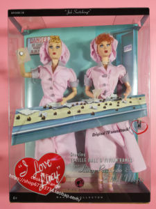 发 Barbie I Love Lucy Job Switching 2008 我爱露西芭比娃娃