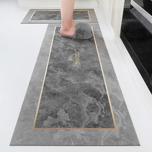 ykmore厨房地垫防滑防油可擦免洗地毯耐脏防水脚垫子吸水专用门口