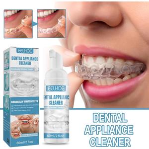 EELHOE 牙齿矫正器泡沫清洁剂 牙套泡沫清洁剂去牙套污渍清洁护理