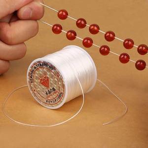 穿珠子耐磨弹力线手链绳用手镯筋线窜珠绳橡皮筋线串绳透明手串绳