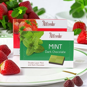 Alfredo爱芙马来西亚进口双层巧克力情人节礼物独立包装休闲零食