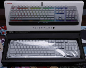 Alienware外星人AW768K 510K电竞吃鸡游戏410K红茶轴机械310K键盘