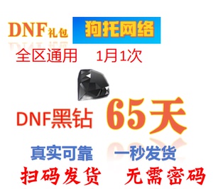 DNF黑钻地下城与勇士黑砖65天黑钻一个月7天15天升级券疲劳药cdk