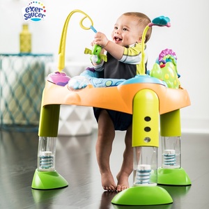 美国Evenflo宝宝跳跳椅婴儿健身架器早教游戏学习桌益智玩具0-1岁