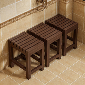 实木小凳子浴室凳洗澡凳老人孕妇防滑凳淋浴房坐凳防腐方凳足浴凳